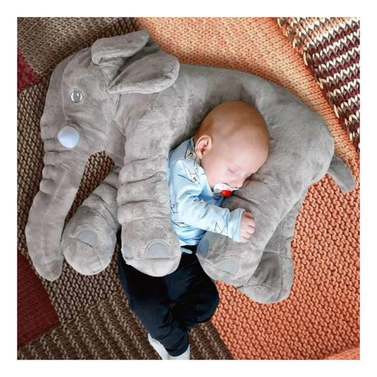 Tøjbamse, Elefant - Grå - 60 cm