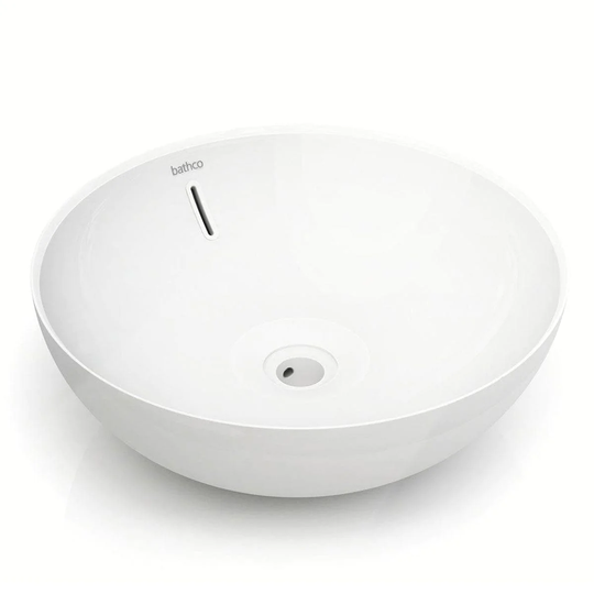 Bathco Villareal BolleservantØ42cm - Porselen Hvit