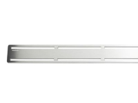 Unidrain rist i 3 mm massiv AISI 304 rustfri stål til ClassicLine ramme - model Anniversario i længde 1200 mm