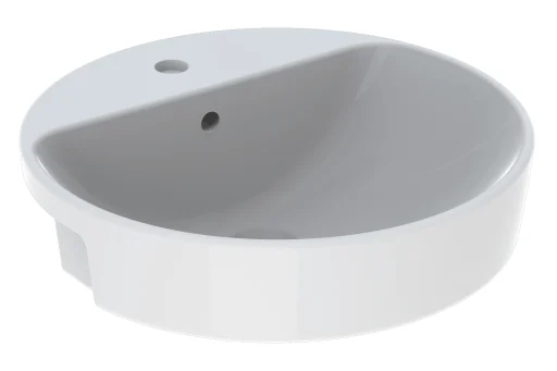 Geberit VariForm servant, halvnedfelling, rund, Ø 50 cm