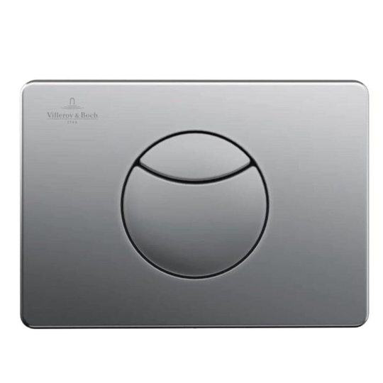 Villeroy&Boch Viconnect E100 Trykkplate Matt Krom