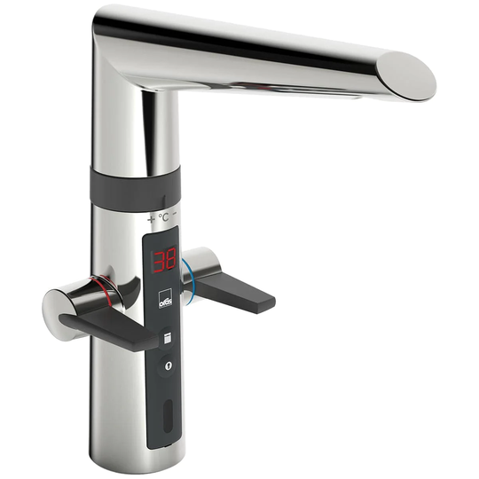 Oras Armatur Optima 2722f/2727f Hybrid Kjøkkenarmatur - 230v Berøringsfri + Hendler Krom / Ja