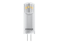 OSRAM BASE PIN - LED-lyspære - form: T14 - klar finish - G4 - 1.8 W (tilsvarende 20 W) - klasse F - varmt hvidt lys - 2700 K