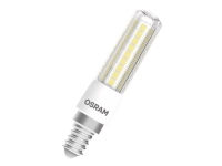 LEDVANCE T Slim - LED-lyspære - form: majs - klar finish - E14 - 7 W (tilsvarende 60 W) - klasse E - varmt hvidt lys - 2700 K