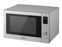 Panasonic Genius NN-CD87KSGTG - Mikrobølgeovn med varmeledning og grill - 34 liter - 1000 W - sølv