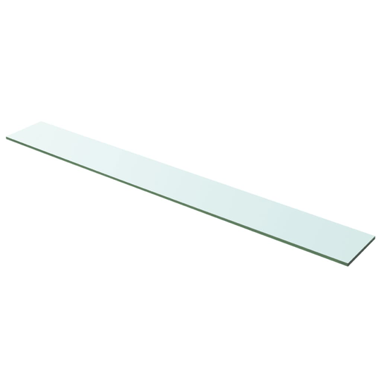 vidaXL hylde glaspanel klar 100x12 cm