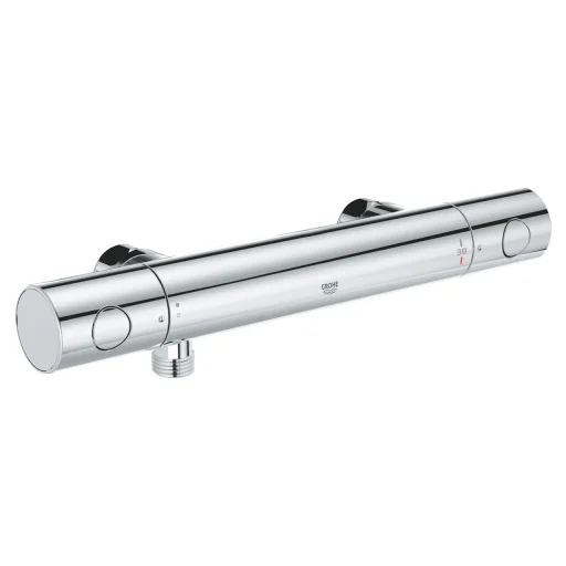 Grohe Grohtherm 800 Cosmopolitan dusjarmatur med termostat uten rosetter, krom