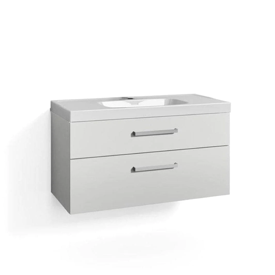 Svedbergs Signum D45 Møbelpakke - Servantskap med Servant 100cm / Hvit Matt