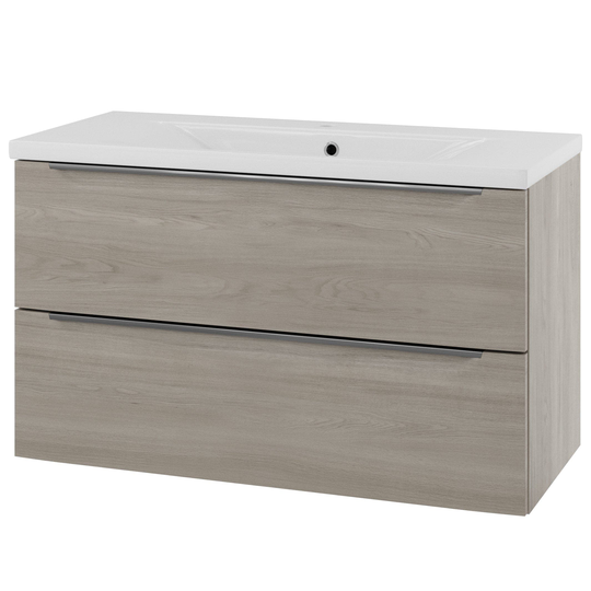 Linn Bad Mari D45cm Servantskap Lys eik / 100cm 2 Skuffer