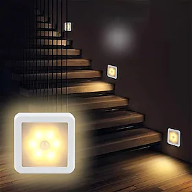 led nattlys bevegelsessensor smart nattlampe batteridrevet wc nattbordslampe for rom gang gang toalett hjemmebelysning