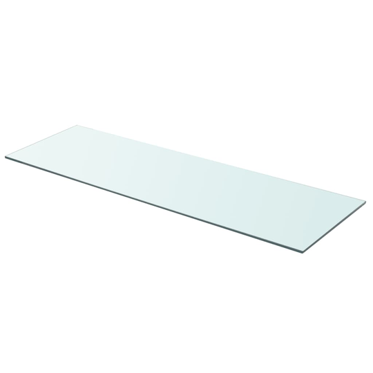 vidaXL hylde glaspanel klar 90x30 cm