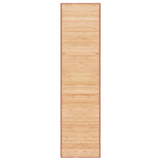 vidaXL bambustæppe 80 x 300 cm brun