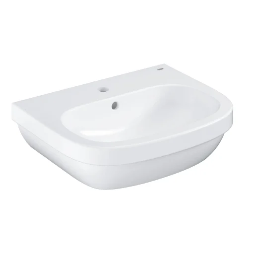 Grohe Euro Servant m/Kranehull, Overløp & Antibakteriell overflate - 55x45 cm