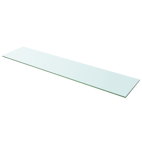 vidaXl hylde glaspanel gennemsigtig 110x25 cm
