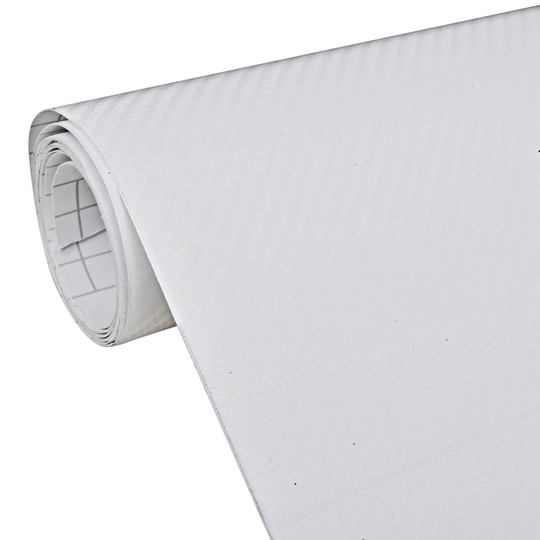 vidaXL bilfolier 2 stk. 100x150 cm 3D hvid