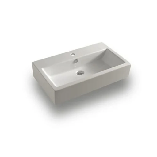 Lavabo Boxo 1012 Servant 80x47 cm m/Armaturhull m/Overløp