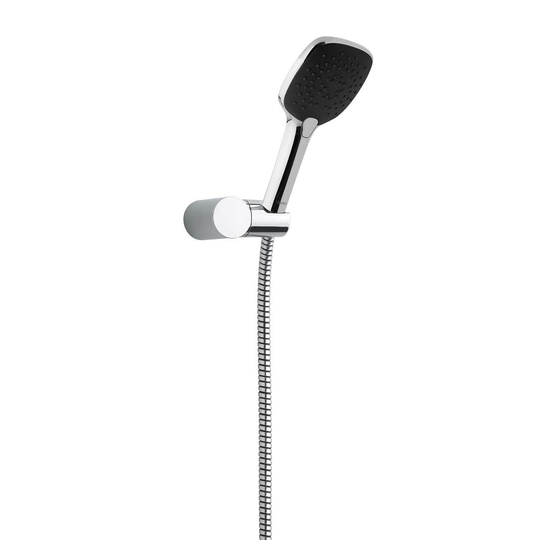 Damixa Slate 4 Badekarsett Krom/svart Krom