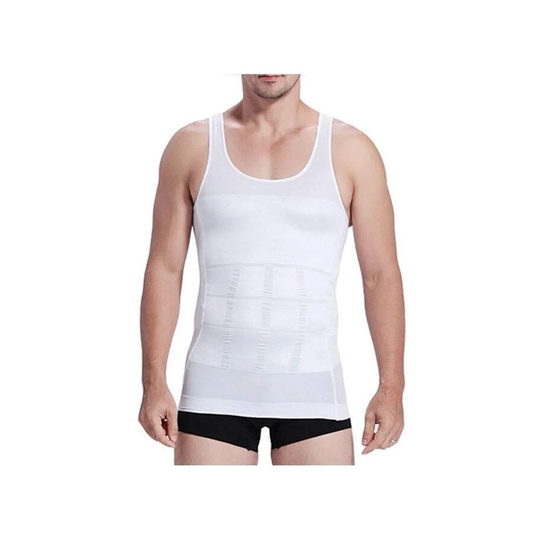 Kompressions Tanktop Mænd - Hvid