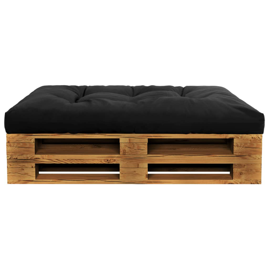 vidaXL udendørs sædehynde 120 x 80 x 10 cm stof sort