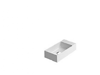 Catalano Verso 50 vask - VENTICINQUE 50X25 med hanehul u overløb m CATAGLAZE