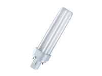Osram DULUX, 10 W, G24d-1, 10000 t, 600 lm, Varm hvid