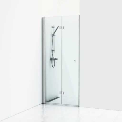 Svedbergs Skoga foldenisje 90 cm, klart glass/blank alu