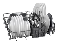Siemens SN53HS41TE - Opvaskemaskine - Sort, Rustfrit stål