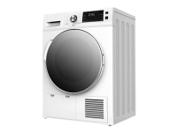 Scandomestic Premium Collection TRK 3308 - Tørremaskine - bredde: 59.5 cm - dybde: 62.2 cm - højde: 84.5 cm - frontbetjening - hvid med sort dør