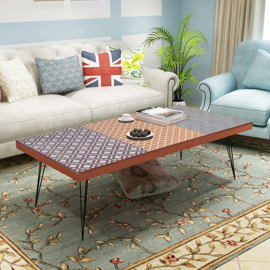 vidaXL sofabord 120x60x38 cm brun