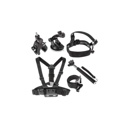 GoPro Tilbehør - 6 Dele | Starterkit