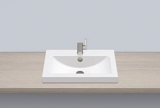 Alape R-Serie håndvask 58,5x40,5 cm, glaseret stål