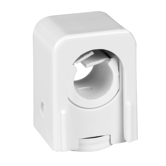 Høiax Faluplast / 10/12/15mm Klammer Mini Snap - Enkel Hvit