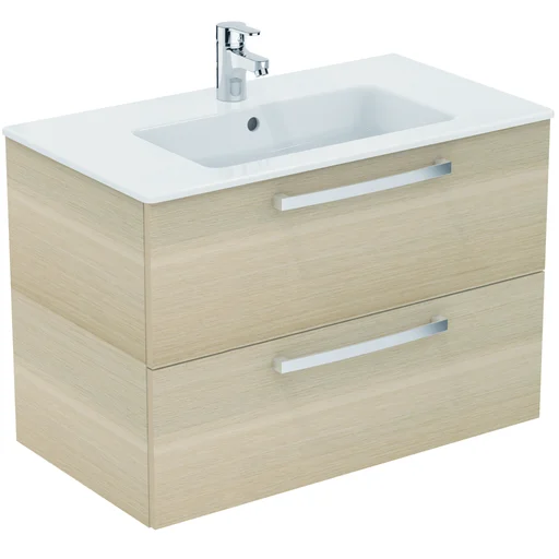 Ideal Standard Eurovit møbelpakke, 81,5 cm, lys eik