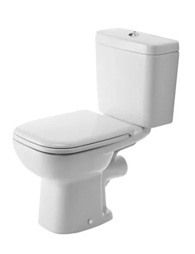 Duravit D-Code toalett m/P-lås, hvit