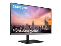 Samsung S27R650FDU - SR650 Series - LED-skærm - 27 - 1920 x 1080 Full HD (1080p) @ 75 Hz - IPS - 250 cd/m² - 1000:1 - 5 ms - HDMI, VGA, DisplayPort - mørkegrå/blå