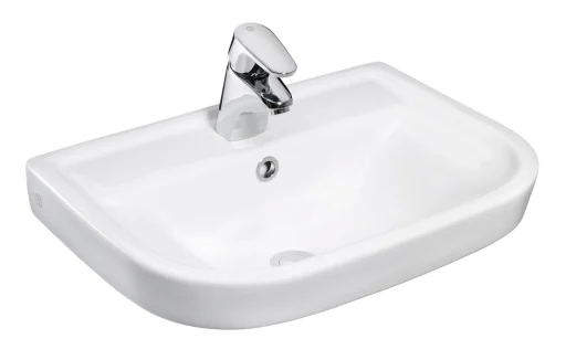 Gustavsberg 2560 servant m/Kranehull & overløp - 56x41,5 cm