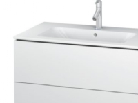 Duravit L-Cube vaskeskab - hvid højglans Med 2 skuffer, passer til vask 635412000