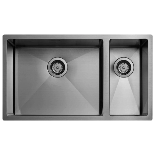 Tapwell Ta7040 PVD Kjøkkenvask B78,5xd45cm Black Chrome