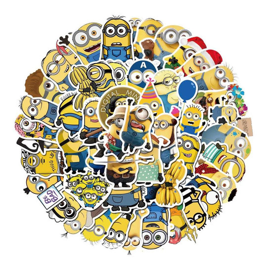 50x klistermærker - Minions
