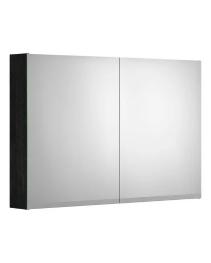 Gustavsberg Artic speilskap, LED, 99,4x66,2 cm, sort ask