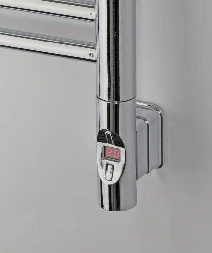 Nuvo 2 elektrisk varmeelement, ½", 600W, rund profil, krom
