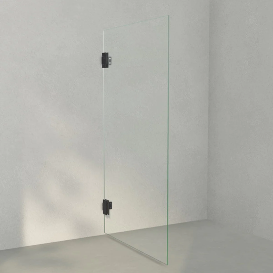 INR Iconic Nordic Rooms Badekarvegg ARC 17 Måltilpasset Svart Matt / Klart Glass