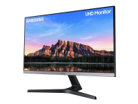 Samsung U28R550UQR - LED-skærm - 28 - 3840 x 2160 4K @ 60 Hz - IPS - 300 cd/m² - 1000:1 - HDR10 - 4 ms - 2xHDMI, DisplayPort - mørkegrå/blå