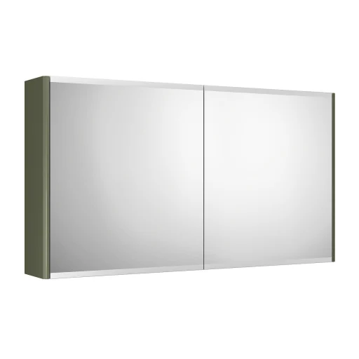 Gustavsberg Graphic speilskap, bredde 100 cm, grønn