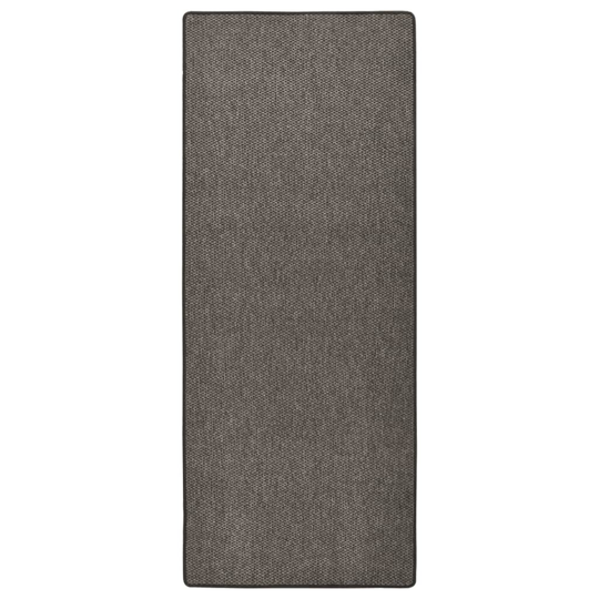 vidaXL tæppeløber 80x200 cm sisal-look antracitgrå
