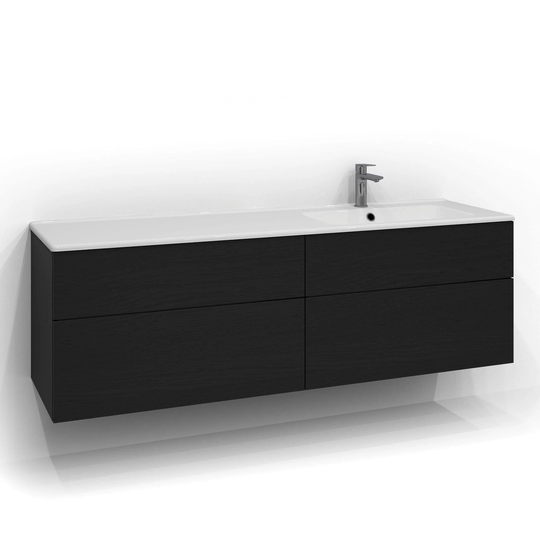 Svedbergs Forma Plan Servantskap 160cm / 45cm Svart eik