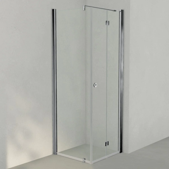 INR Iconic Nordic Rooms Dusjhjørne Linc 13 Flex Original Krom / 70x70cm Høyre Hengslet