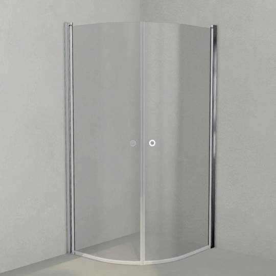 INR Iconic Nordic Rooms Dusjhjørne Linc Niagara Original, Grått Glass Krom / 90x100cm