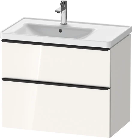 Duravit D-Neo servantskap, 78,4x45,2 cm, venstre, hvit høyglans