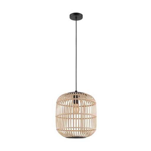Bordesley pendel Ø350 E27, bambus/svart